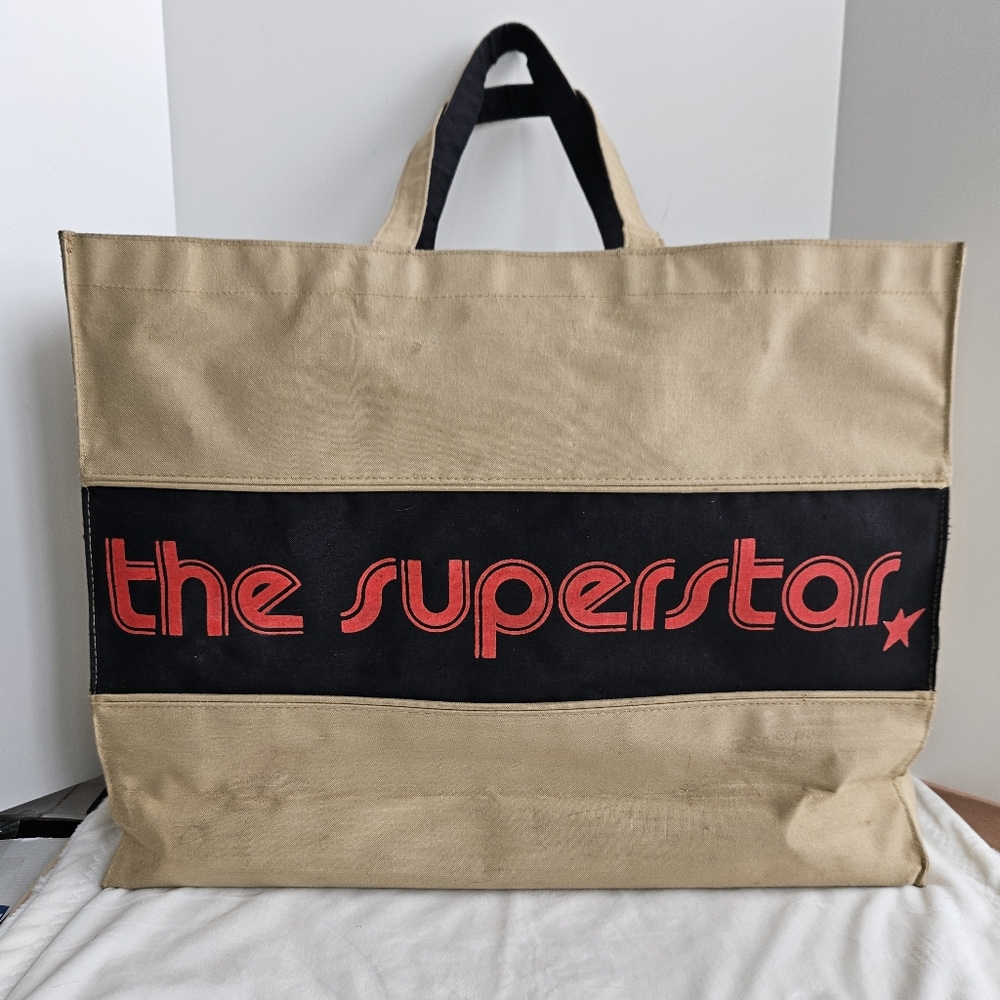 Vintage RALPHEAUX Superstar Shoulder Tote Bag Canvas